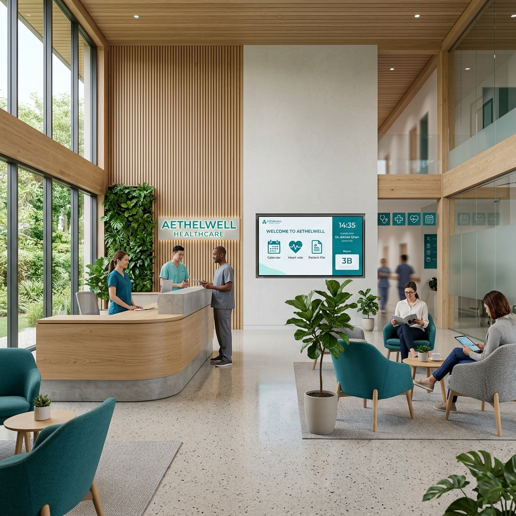 UniCare Clinic Illustration