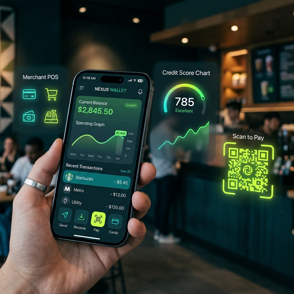 UniPay+ Platform Illustration